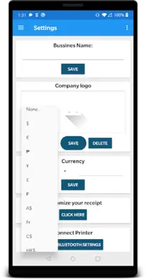 Bluetooth Thermal Printer /POS android App screenshot 2